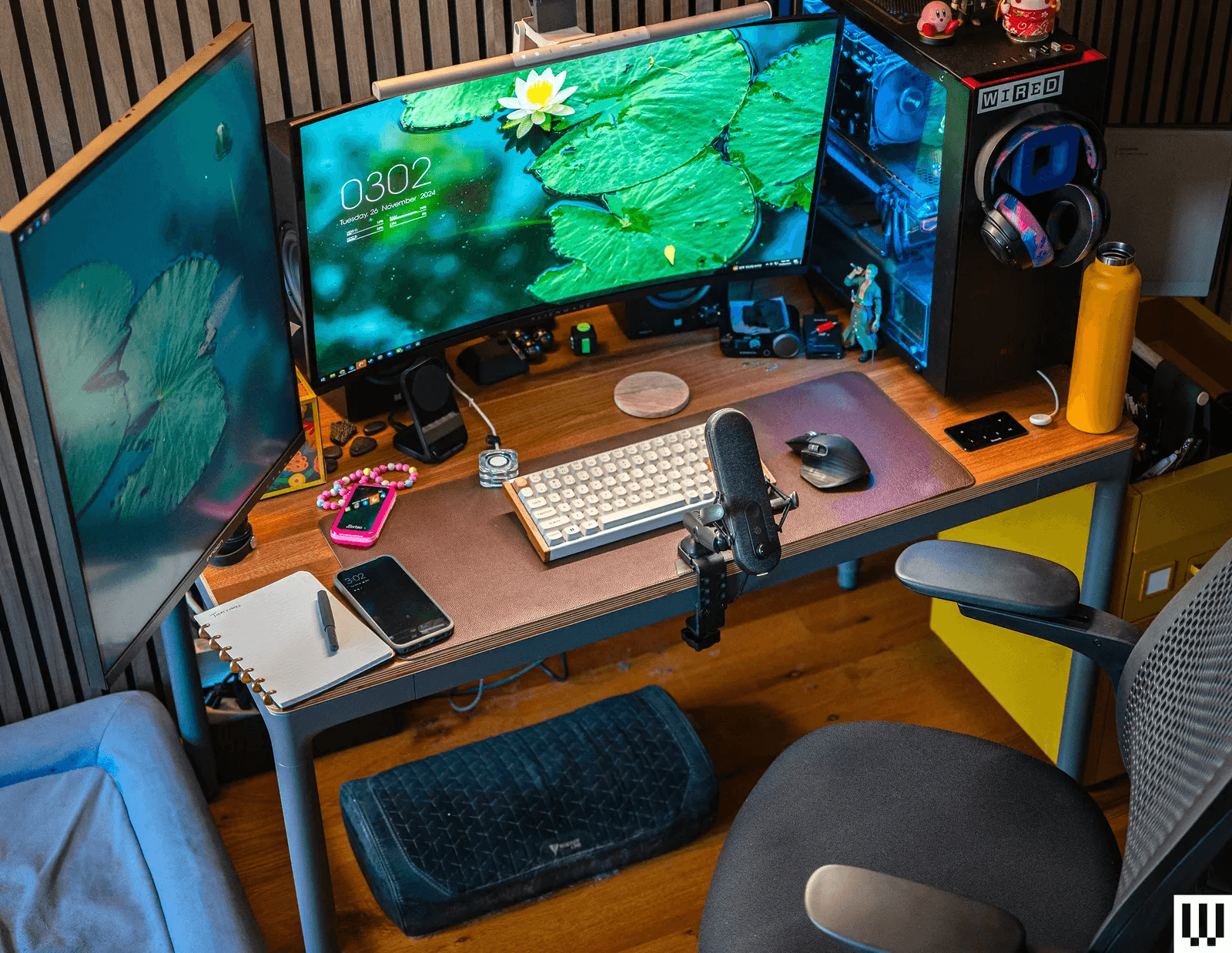 Person working remotely from home with laptop